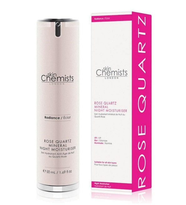 637665739909_69d79696-5960-493b-83e3-213804c206e6.jpg Skin Chemists Soin Hydratant Anti-Âge de Nuit au Quartz Rose 50ml – Image 1