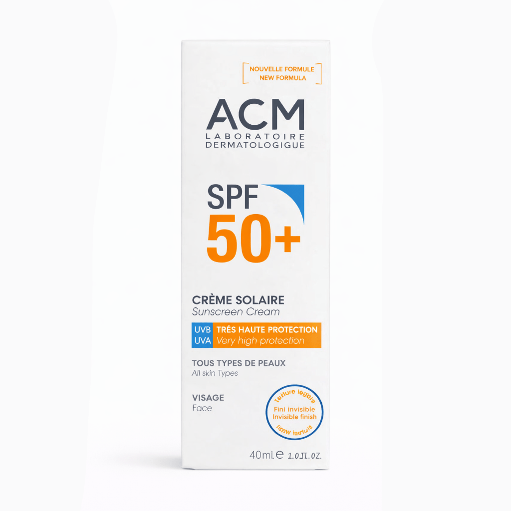 748a178b-c6ed-409d-923e-eaab393dbdd9.png ACM CREME SOLAIRE SPF 50+ TOUS TYPES DE PEAUX 40 ML – Image 1