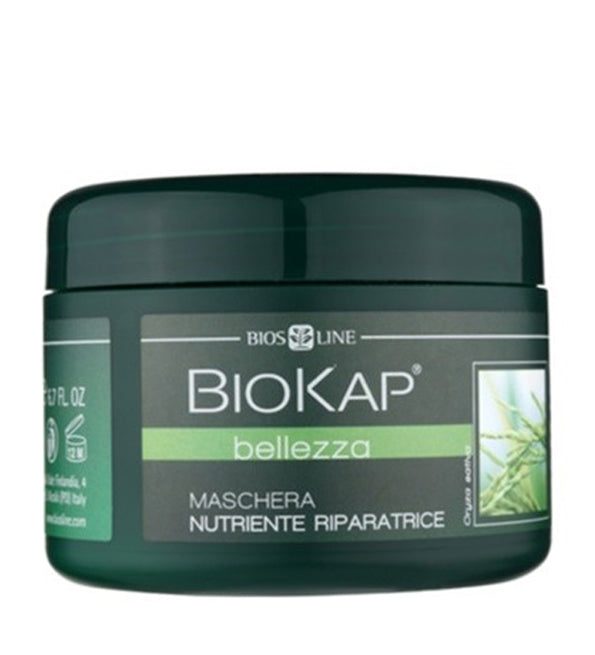 8030243008497-2_719514a2-c83e-4d46-9163-c91cc05fd60b-1.jpg BIOKAP BELLEZZA MASQUE NOURRISSANT REPARATEUR CHEVEUX SECS ET ABIMES 200ML – Image 1
