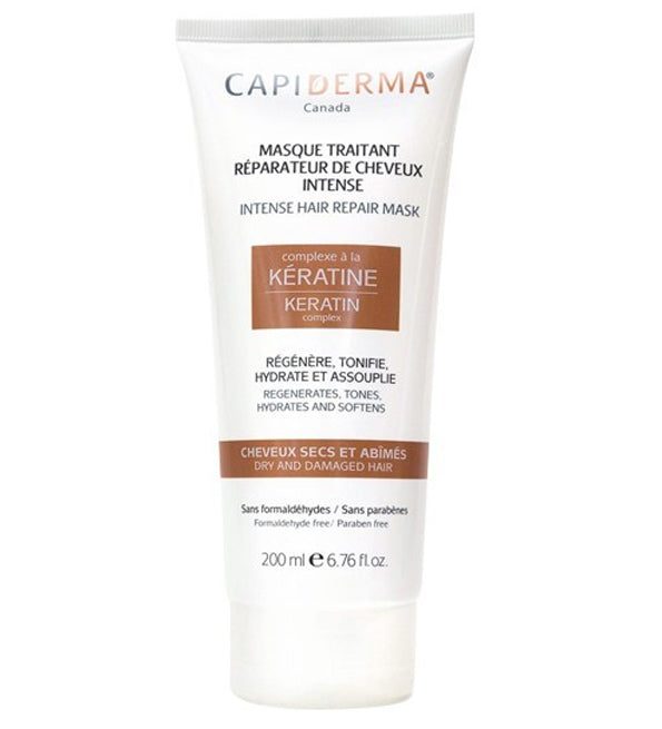 818118002584-2.jpg CAPIDERMA MASQUE REPARATEUR INTENSE POUR CHEVEUX 200 ML – Image 1