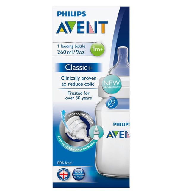8710103868446-2-1.jpg Avent Biberon Anti-Colic 260 ml 1 mois SCF813/61 – Image 1