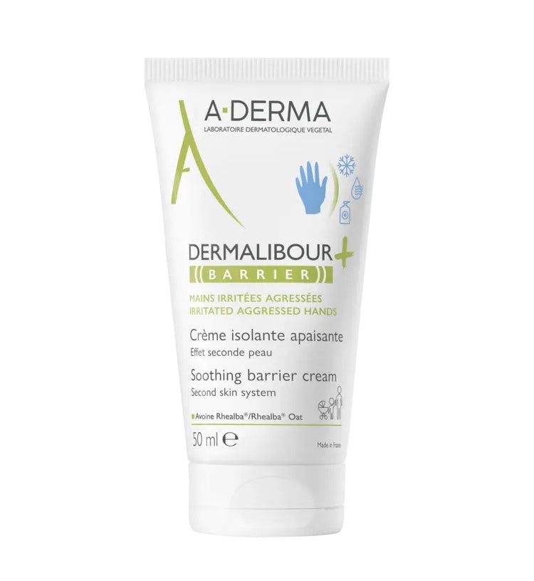 ADERMARR-1.jpg ADERMA DERMALIBOUR + BARRIER CREME ISOLANTE MAINS IRRITEES 50 ML – Image 1