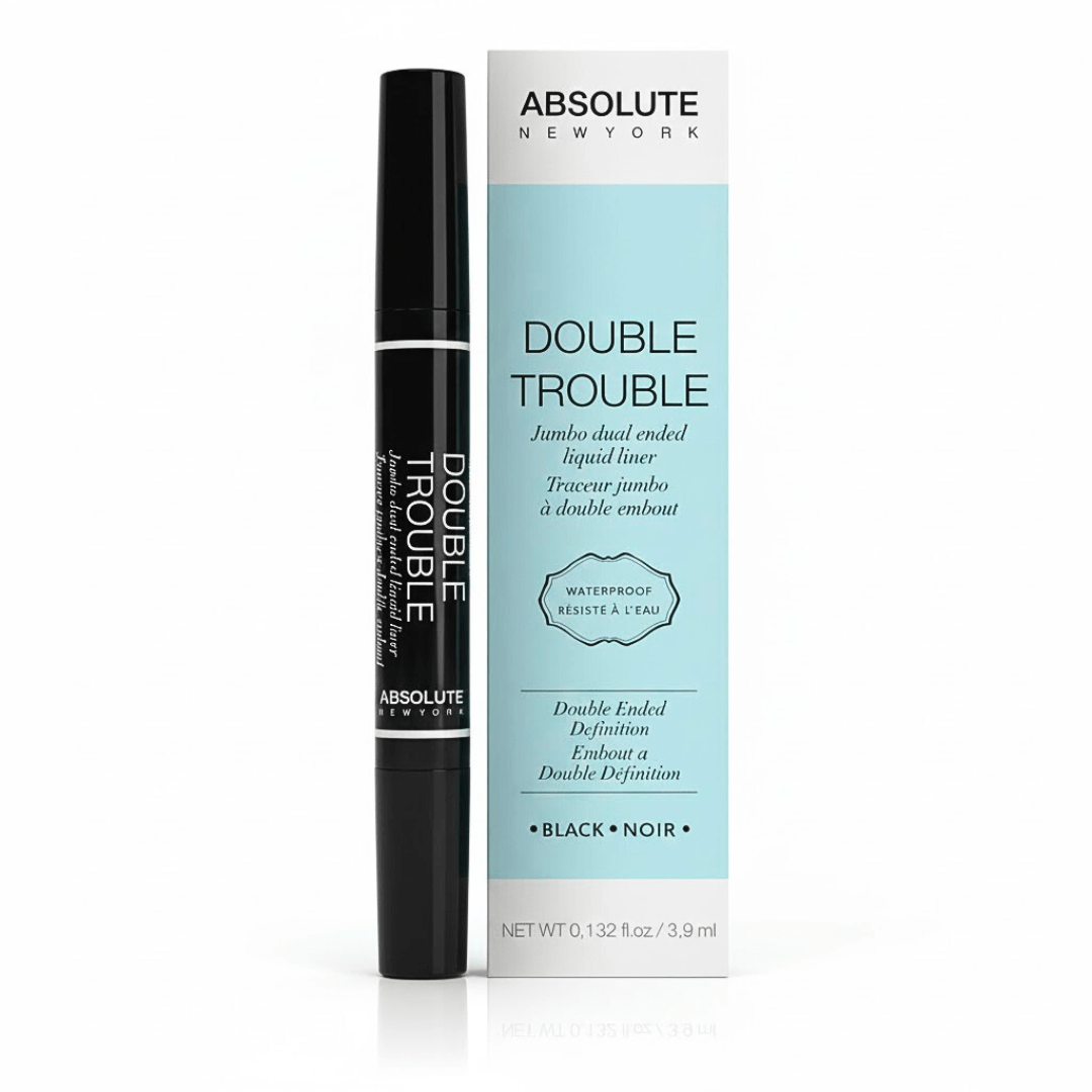 Absolute-Liquid-Liner-Double-Trouble-1-1.png ABSOLUTE NEW YORK DOUBLE TROUBLE TRACEUR JUMBO A DOUBLE EMBOUT NOIR – Image 1