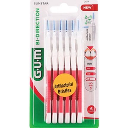 GUM BROSSETTE BI-DIRECTION ULTRA MICRO-FINE 1,2 MM