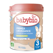 BABYBIO – LAIT BIO INFANTILE PRIMEA CROISSANCE 3 POUR BEBE DE 10 A 36 MOIS 800G