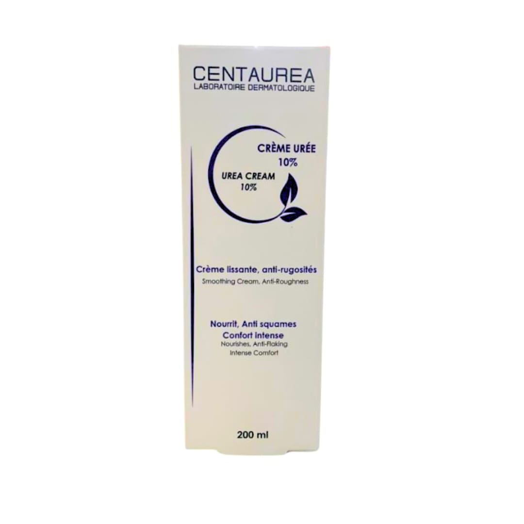Centaurea-Creme-Uree-10-200ml_1-1.jpg CENTAUREA CREME UREE 10% CREME LISSANTE 200 ML – Image 1