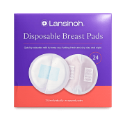 Lansinoh Coussinets d’allaitement jetable Blue Lock – 24 unités