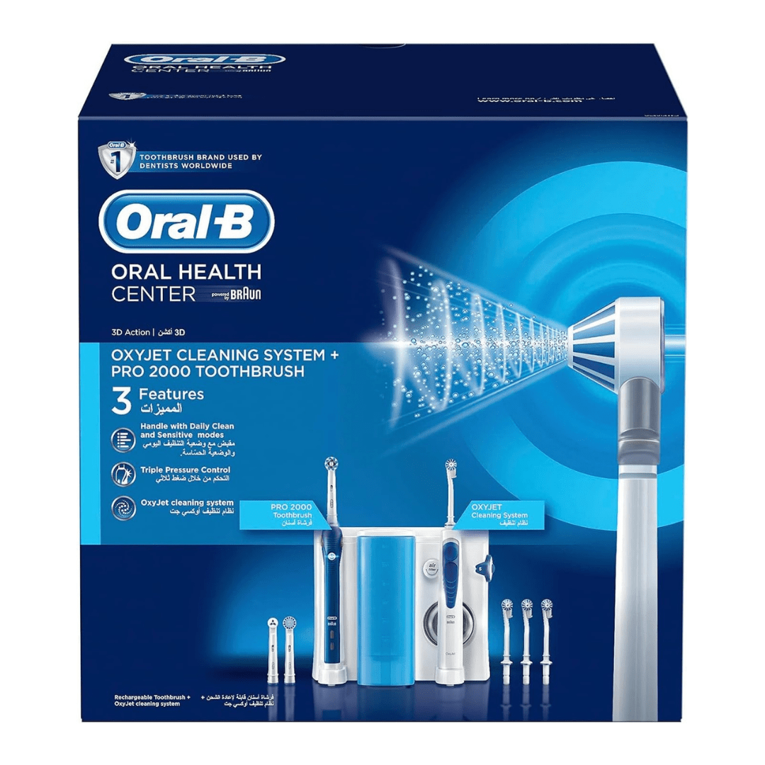 Designsanstitre_38.png ORAL B HYDROPULSEUR+BROSSE OXYJET PRO 2000 – Image 1