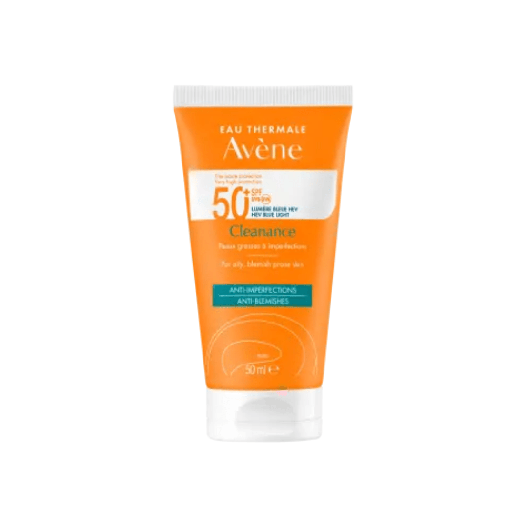 EAU-THERMALE-AVENE-Cleanance-Solaire-Spf-50-50ml-1.png AVENE CLEANANCE SOLAIRE SPF 50+ – Image 1