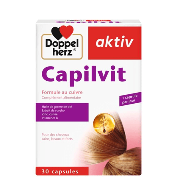 EQSRQSEZS-1.png DOPPELHERZ AKTIV CAPILVIT 30 CAPSULES – Image 1