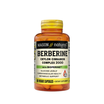 MASON NATURAL BERBERINE CEYLON CINNAMON COMPLEX 2000 60 CAPSULES VEGETALES