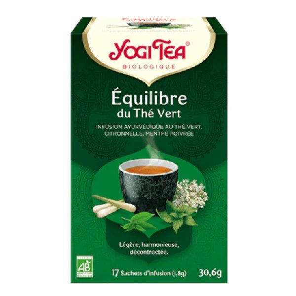 Equilibreduthevert-YogiTea.jpg YOGI TEA EQUILIBRE DU THE VERT 17 SACHETS – Image 1
