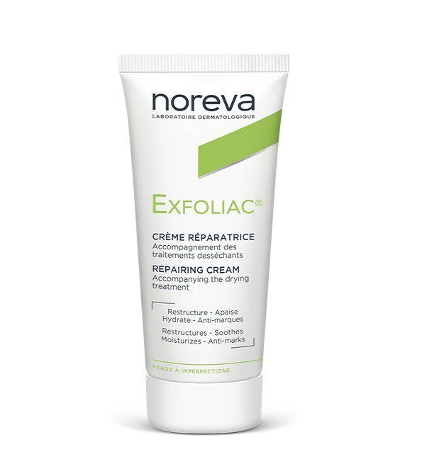Exfoliac-creme-reparatrice.jpg NOREVA EXFOLIAC CRÈME RÉPARATRICE 40 ML – Image 1