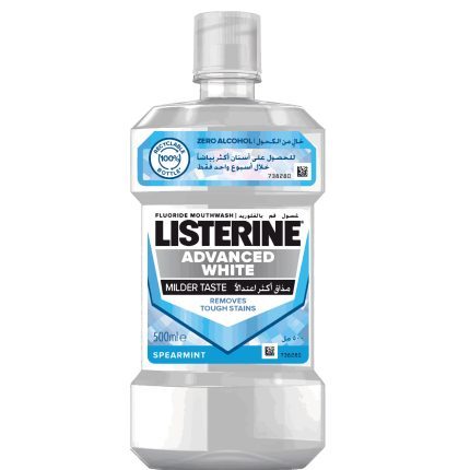 LISTERINE ADVANCE WHITE MILDER TASTE MOUTHWASH 250ml