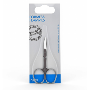 FORME ET FLAMMES CISEAUX A ONGLES COURBES ACIER INOXYDABLE REF 82