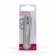 Formes&amp;Flammes Pince A Epiler Acier Forge Bouts Dores Forme Crabe 8cm Refrence 14