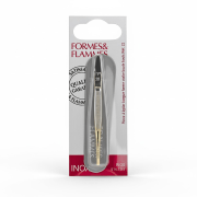 Formes&amp;Flammes Pince A Epiler Acier Forge Bouts Dores Forme Crabe 9cm Refrence 21