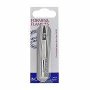 Formes&amp;Flammes Pince A Epiler Acier Forge Nikele Longue Mors Biais 9cm Refrence19