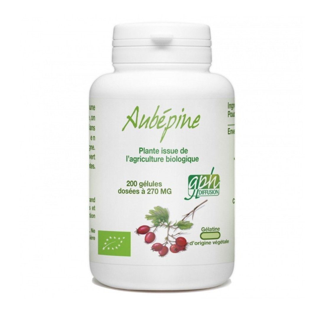 GPH-Aubepine-200-gelules-1.jpg GPH AUBÉPINE 270MG 200 GELULES – Image 1