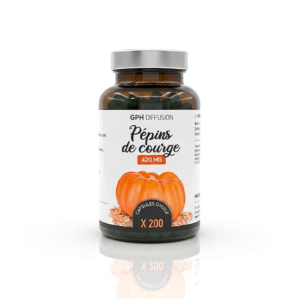 GPH PEPINS DE COURGE 500 MG 200 CAPSULES