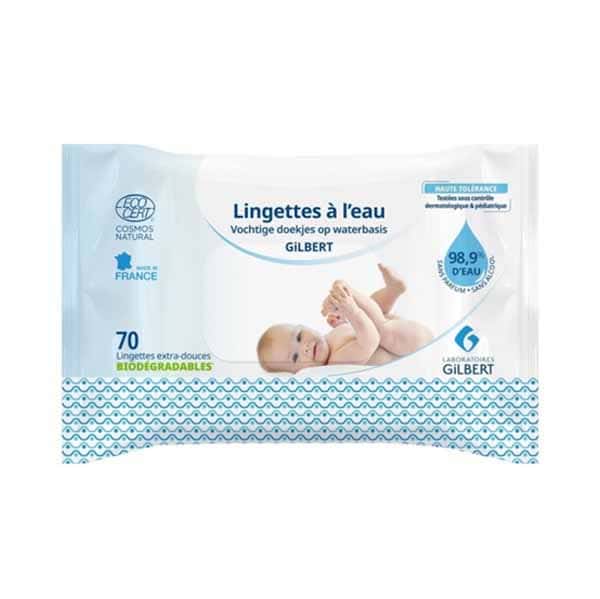 I.jpg GILBERT LINGETTES A L'EAU BIODEGRABLES 70 PCS – Image 1