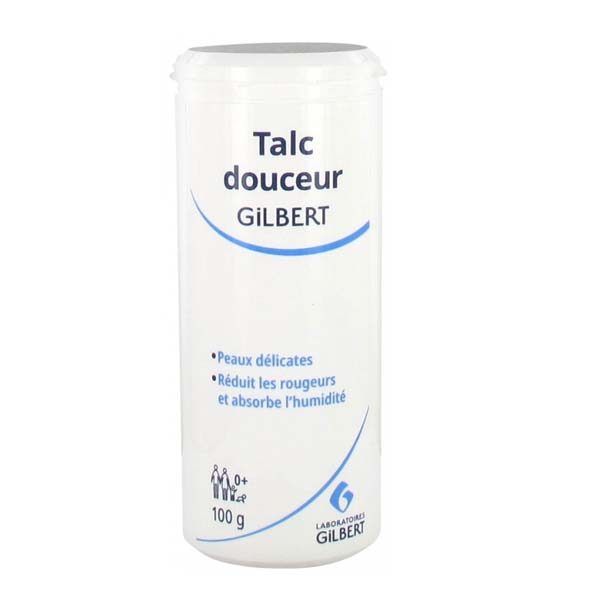IJIU8.jpg GILBERT TALC DOUCEUR FLACON POUDREUR 100G – Image 1