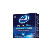 MANIX CONTACT PLUS SENSATION INTACTE 3 PRESERVATIFS