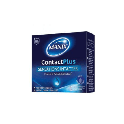 MANIX CONTACT PLUS SENSATION INTACTE 3 PRESERVATIFS