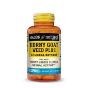 MASON NATURAL HORNY GOAT WEED PLUS WITH MACA EXTRACT 60 CAPSULES