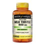MASON NATURAL WHOLE HERB MILK THISTLE 500 MG 60 CAPSULES