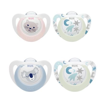 NUK Deux Sucette Star Night &amp; Day 0-6m