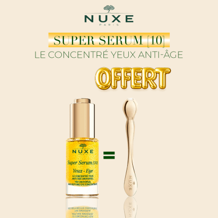 NUXE SUPER SERUM 10 YEUX 15 ML + ROLLER MASSAGE