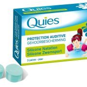 QUIES Protection Auditive Filtre Natation en Silicone Enfant 3 Paires