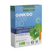 SANTAROME GINKGO 2000 BIO 20 AMPOULES 10ML