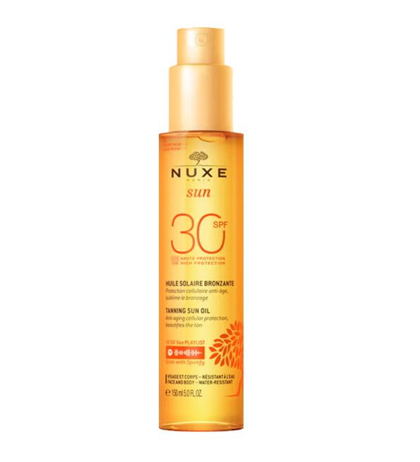 UUOO.jpg Nuxe Sun huile solaire bronzante spf30 150ml – Image 1