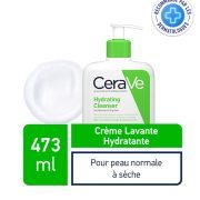 CERAVE CREME Lavante Hydratante Peau Normale à Sèche | 473ml