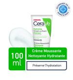 CERAVE CREME Moussante Nettoyante Hydratante Peau Normale à Sèche | 100ml