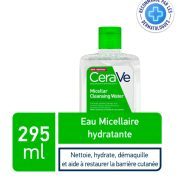 CERAVE Eau Micellaire Démaquillante Hydratante Peau Normale à Sèche | 295ml