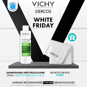 VICHY DERCOS SHAMPOING ANTI-PELLICULAIRE CHEVEUX GRAS 200ML