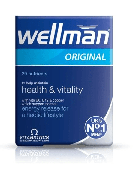 WELMAN.png VITABIOTICS WELLMAN ORIGINAL 30 COMPRIMES – Image 1