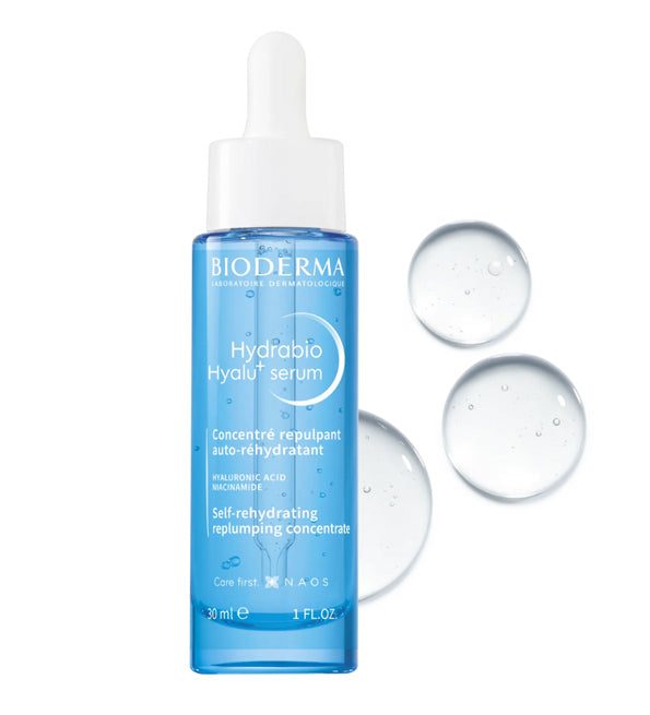 WWW-1.jpg BIODERMA HYDRABIO HYALU+ SERUM CONCENTRE REPULPANT AUTO REHYDRANT 30 ML – Image 1