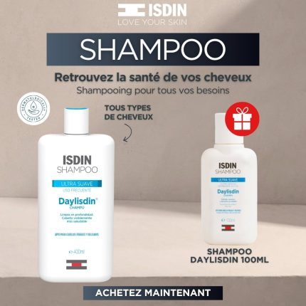 ISDIN DAYLISDIN ULTRASUAVE shampoing usage fréquent | 400 ml