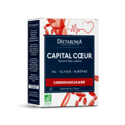 DIETAROMA AIL OLIVIER AUBEPINE BIO 60 GELULES