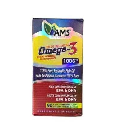 AMS OMEGA 3 1000 MG 90 GELULES