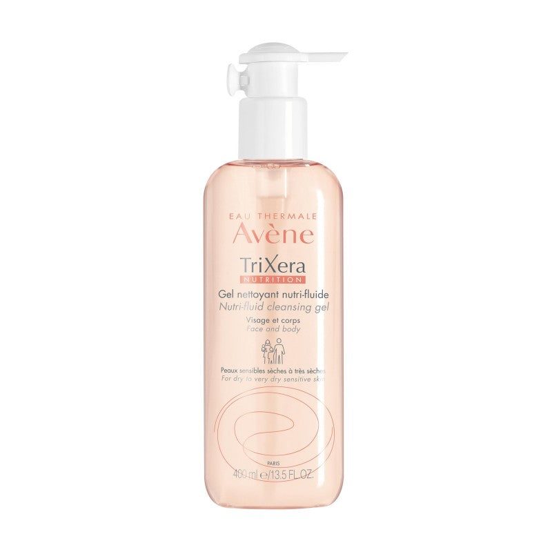avene-trixera-nettoyant-nutri-fluide-400-ml.jpg AVENE TRIXERA NUTRITION GEL NETTYANT NUTRI-FLUIDE PEAUX SECHES A TRES SECHES 400ML – Image 1