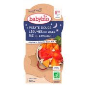 BABYBIO – BOL BONNE NUIT PATATE DOUCE LEGUMES 2 X 200 G