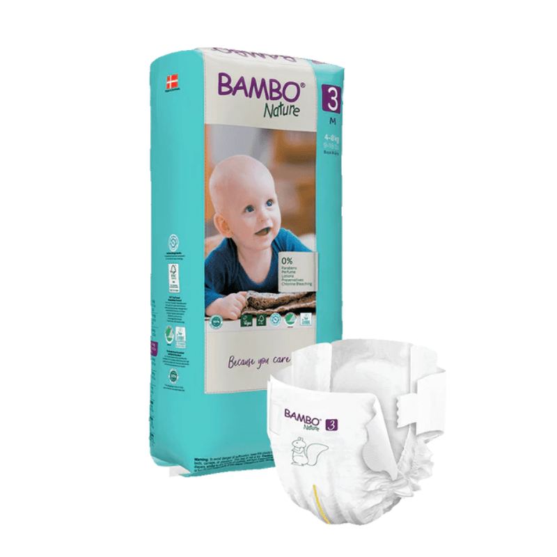 bambo-nature-fraldas-3-4-8-kg-52-unidades.png BAMBO NATURE COUCHES BEBE 3 M 4 A 8 KG 52 UNITES – Image 1