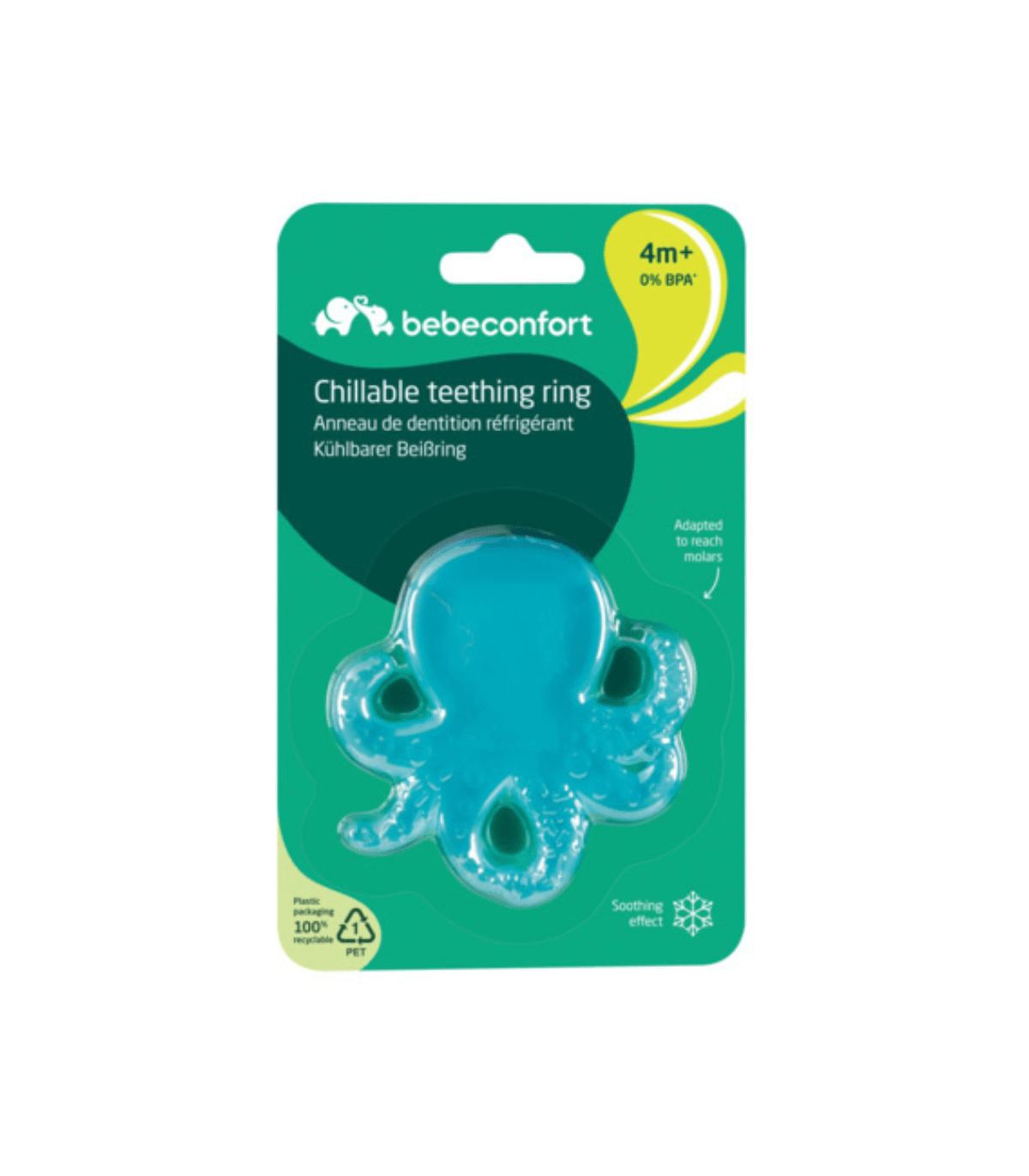 bebe-confort-bebe-confort-anneau-de-dentition-bleu-4-mois.png BEBE CONFORT ANNEAU DE DENTITION REFRIGERANT 4 MOIS+ OCTUPUS BLEU – Image 1