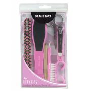 BETER ETUI DE MANUCURE ET PÉDICURE ROSE OU VERT 11001