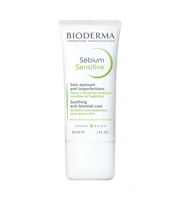 bio3_61e37fad-ce2f-4065-881a-409d788adc75.png BIODERMA SEBIUM SENSITIVE SOIN APAISANT ANTI IMPERFECTION 30 ML – Image 1
